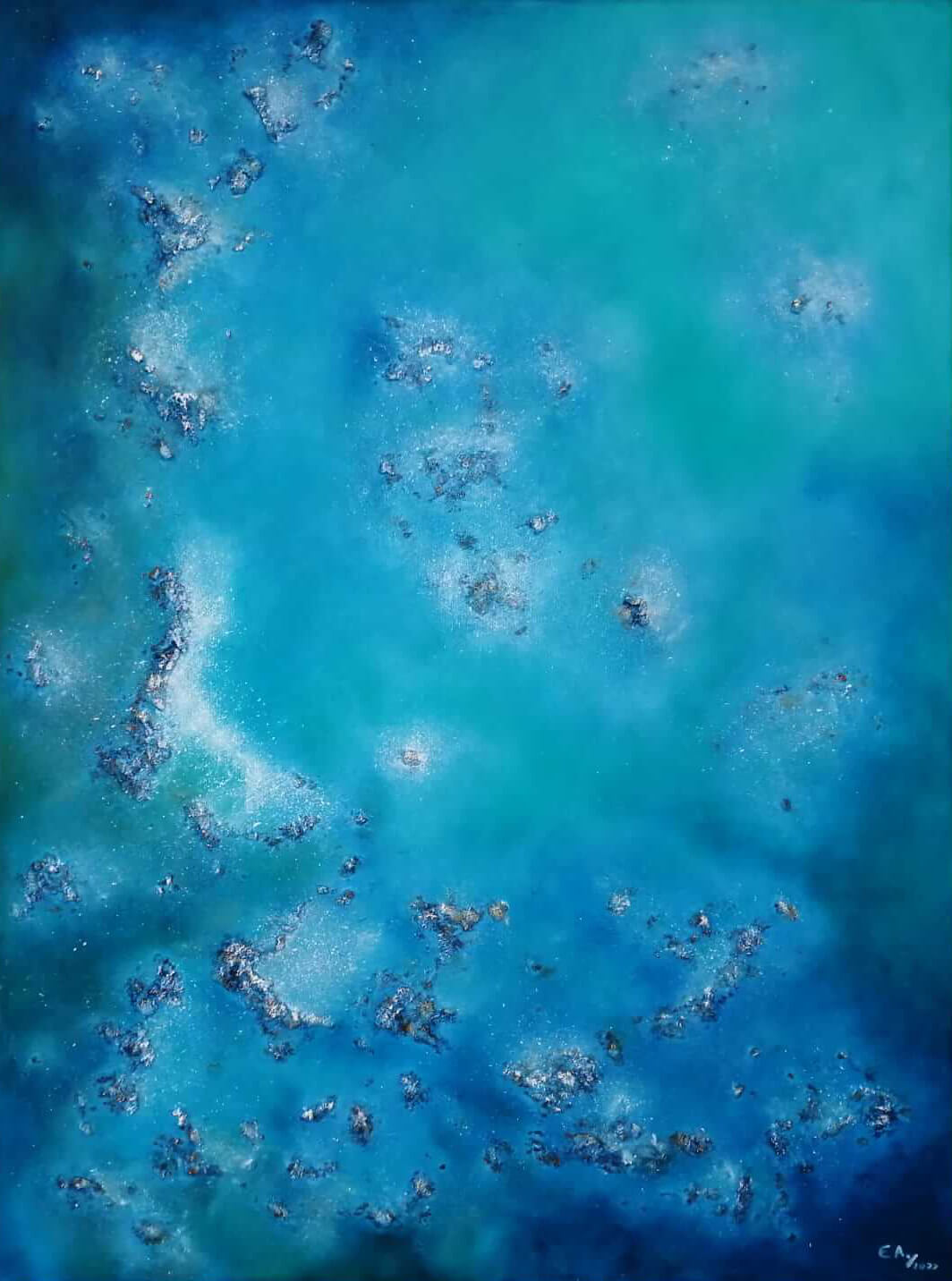 Reflexos Turquesa